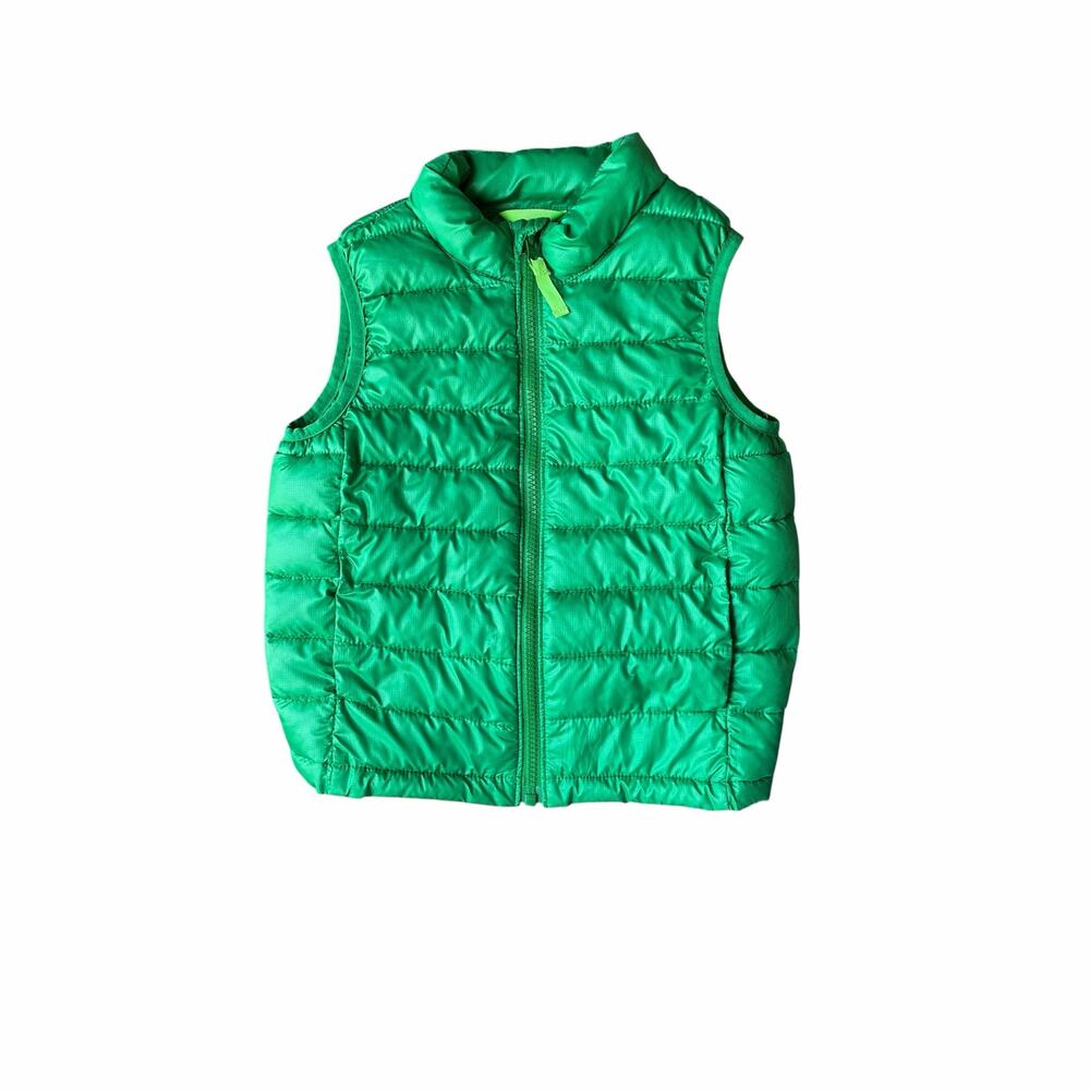 Primary Green Puffer Vest 4-5 Years